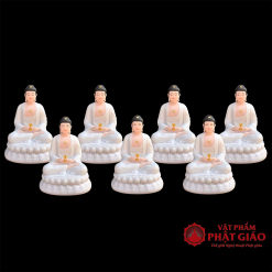 tuong 7 vi phat duoc su ngoi chat lieu bot da trang cao 40cm vat pham phat giao la boi 2