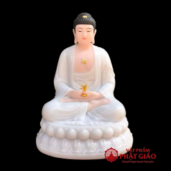 tuong 7 vi phat duoc su ngoi chat lieu bot da trang cao 40cm vat pham phat giao la boi 3