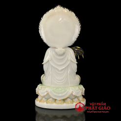 Tượng Bồ Tát Quan Âm Có Hào Quang, Chất Liệu Bột Đá Cẩm Thạch, Cao 40cm, 48cm, 65cm 3 tuong bo tat quan am co hao quang chat lieu bot da cam thach cao 40cm 48cm 65cm 3