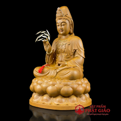 tuong bo tat quan am ngoi dai sen go long nao diem vang cao 30cm 40cm 48cm 65cm 2