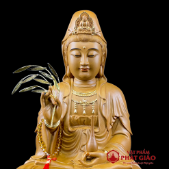 tuong bo tat quan am ngoi dai sen go long nao diem vang cao 30cm 40cm 48cm 65cm 4