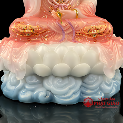 Tượng Bồ Tát Quán Thế Âm Ngồi Đài Sen, Đế Mây Hồng Sơn Phú Quý, Cao 40cm, 48cm, 65cm 1 tuong bo tat quan the am ngoi dai sen de may hong son phu quy cao 40cm 48cm 65cm 6