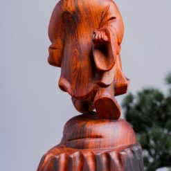 Tượng chú tiểu gỗ trắc 20cm 5 Tượng chú tiểu gỗ trắc 20cm