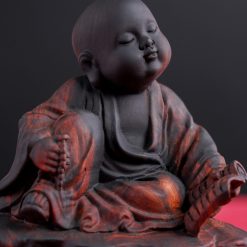 Tượng chú tiểu Tùy duyên gỗ trắc SP7604 1 tuong chu tieu tuy duyen go trac homeazvn 2112945903 scaled 1