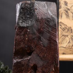 Tượng Đạt Ma ngồi thiền gỗ trắc SP3498