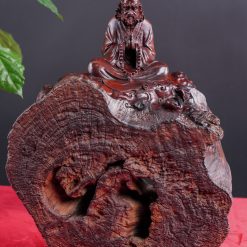 Tượng Đạt Ma ngồi thiền gỗ trắc SP2998 1 Tượng Đạt Ma ngồi thiền gỗ trắc SP2998