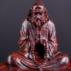 Tượng Đạt Ma ngồi thiền gỗ trắc SP2998 3 Tượng Đạt Ma ngồi thiền gỗ trắc SP2998