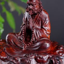 Tượng Đạt Ma ngồi thiền gỗ trắc SP2998 4 Tượng Đạt Ma ngồi thiền gỗ trắc SP2998