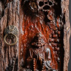 Tượng Đạt Ma ngồi thiền gỗ trắc SP2583 2 Tượng Đạt Ma ngồi thiền gỗ trắc SP2583