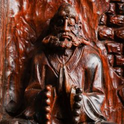 Tượng Đạt Ma ngồi thiền gỗ trắc SP2583 7 Tượng Đạt Ma ngồi thiền gỗ trắc SP2583