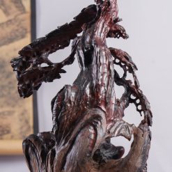 Tượng Đạt Ma ngồi thiền gỗ trắc SP3570 5 Tượng Đạt Ma ngồi thiền gỗ trắc SP3570