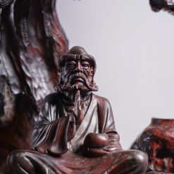 Tượng Đạt Ma ngồi thiền gỗ trắc SP3570 7 Tượng Đạt Ma ngồi thiền gỗ trắc SP3570