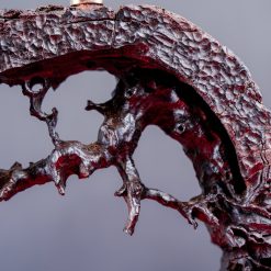 Tượng Đạt Ma ngồi thiền gỗ trắc SP571