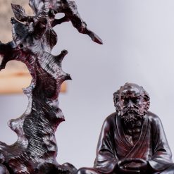 Tượng Đạt Ma ngồi thiền gỗ trắc SP7544 2 Tượng Đạt Ma ngồi thiền gỗ trắc SP7544