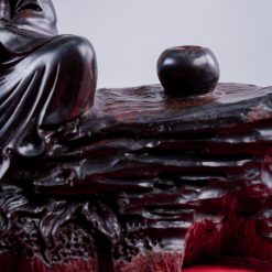 Tượng Đạt Ma ngồi thiền gỗ trắc SP7544 4 Tượng Đạt Ma ngồi thiền gỗ trắc SP7544