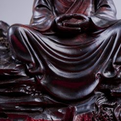 Tượng Đạt Ma ngồi thiền gỗ trắc SP7544 5 Tượng Đạt Ma ngồi thiền gỗ trắc SP7544