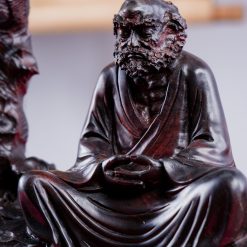 Tượng Đạt Ma ngồi thiền gỗ trắc SP7544 6 Tượng Đạt Ma ngồi thiền gỗ trắc SP7544