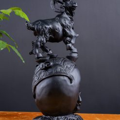 Tượng dê bằng gỗ - Nhất Dương gỗ mun 1 Tượng dê bằng gỗ - Nhất Dương gỗ mun