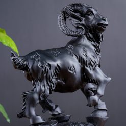 Tượng dê bằng gỗ - Nhất Dương gỗ mun 2 Tượng dê bằng gỗ - Nhất Dương gỗ mun