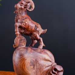 Tượng dê phong thủy Nhất Dương gỗ cẩm 1 Tượng dê phong thủy Nhất Dương gỗ cẩm