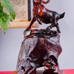 Tượng dê phong thủy Nhất Dương gỗ trắc 33cm SP7510 1 Tượng dê phong thủy Nhất Dương gỗ trắc 33cm SP7510