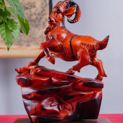Tượng dê phong thủy Nhất Dương gỗ trắc 27cm SP7512 1 Tượng dê phong thủy Nhất Dương gỗ trắc 27cm SP7512