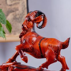 Tượng dê phong thủy Nhất Dương gỗ trắc 27cm SP7512 2 Tượng dê phong thủy Nhất Dương gỗ trắc 27cm SP7512