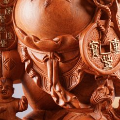 Tượng Di Lặc Vạn Sự Như Ý gỗ hương cao 60cm 7 Tượng Di Lặc Vạn Sự Như Ý gỗ hương cao 60cm