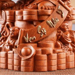 Tượng Di Lặc Vạn Sự Như Ý gỗ hương cao 60cm 8 Tượng Di Lặc Vạn Sự Như Ý gỗ hương cao 60cm