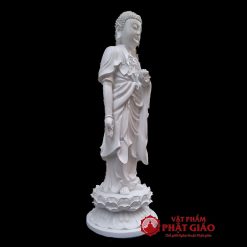 tuong duc a di da than trang tinh tong chat lieu composite cao 68cm vat pham phat giao la boi 3