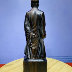 Tượng gỗ Khổng Minh đẹp - Tượng Gia Cát Lượng gỗ mun hoa 60cm 2 Tượng gỗ Khổng Minh đẹp - Tượng Gia Cát Lượng gỗ mun hoa 60cm