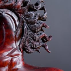 Tượng ngựa để bàn Nhất Mã gỗ trắc 35cm SP7470