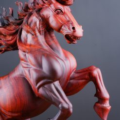 Tượng ngựa để bàn Nhất Mã gỗ trắc 3 Tượng ngựa để bàn Nhất Mã gỗ trắc