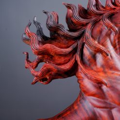 Tượng ngựa để bàn Nhất Mã gỗ trắc 5 Tượng ngựa để bàn Nhất Mã gỗ trắc