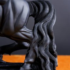 Tượng ngựa để bàn phong thủy Nhất Mã gỗ mun 4 Tượng ngựa để bàn phong thủy Nhất Mã gỗ mun