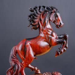 Tượng ngựa Nhất Mã gỗ trắc 30cm SP7512