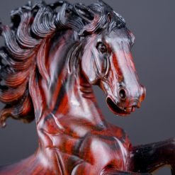 Tượng ngựa Nhất Mã gỗ trắc 30cm SP7512