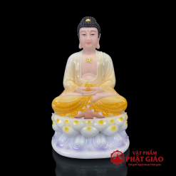 tuong phat a di da bang bot da y vang de sen tim cao 30cm 40cm 48cm vat pham phat giao la boi 2