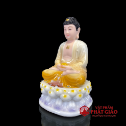 tuong phat a di da bang bot da y vang de sen tim cao 30cm 40cm 48cm vat pham phat giao la boi 3