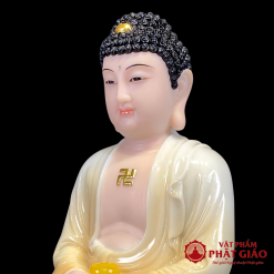 tuong phat a di da bang bot da y vang de sen tim cao 30cm 40cm 48cm vat pham phat giao la boi 4