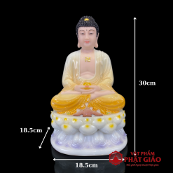 tuong phat a di da bang bot da y vang de sen tim cao 30cm 40cm 48cm vat pham phat giao la boi 5