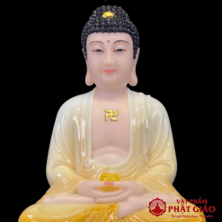 tuong phat a di da bang bot da y vang de sen tim cao 30cm 40cm 48cm vat pham phat giao la boi 6