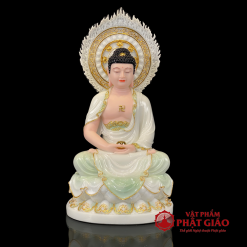 tuong phat a di da chat lieu bot da mau cam thach cao 48cm tong la de cao 60cm vat pham phat giao la boi 2