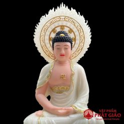 tuong phat a di da chat lieu bot da mau cam thach cao 48cm tong la de cao 60cm vat pham phat giao la boi 3