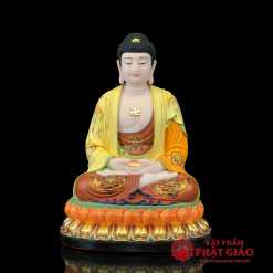 tuong phat a di da ngoi bang bot da ve gam thu cong cao 40cm vat pham phat giao la boi 2