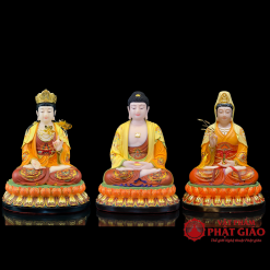 tuong phat a di da ngoi bang bot da ve gam thu cong cao 40cm vat pham phat giao la boi 3