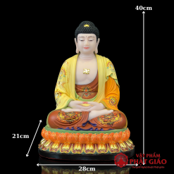 tuong phat a di da ngoi bang bot da ve gam thu cong cao 40cm vat pham phat giao la boi 4