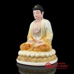 tuong phat a di da ngoi de sen to ve gam hoa bang bot da cao 30cm 40cm 48cm vat pham phat giao la boi 3