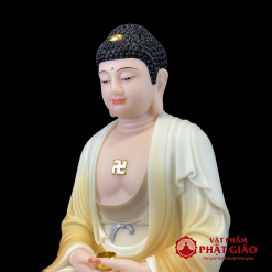 tuong phat a di da ngoi de sen to ve gam hoa bang bot da cao 30cm 40cm 48cm vat pham phat giao la boi 5