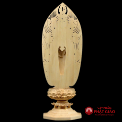 tuong phat ba quan am go bach cao 43cm vat pham phat giao la boi 3